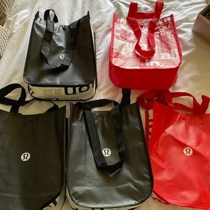 Set of 5 lululemon bags